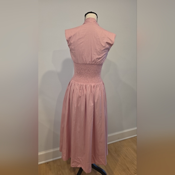 Anthropologie Pink Midi Dress - Picture 4 of 6